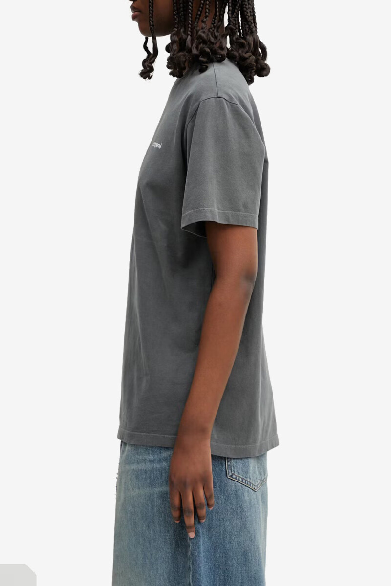 REMERA BOXY Gris
