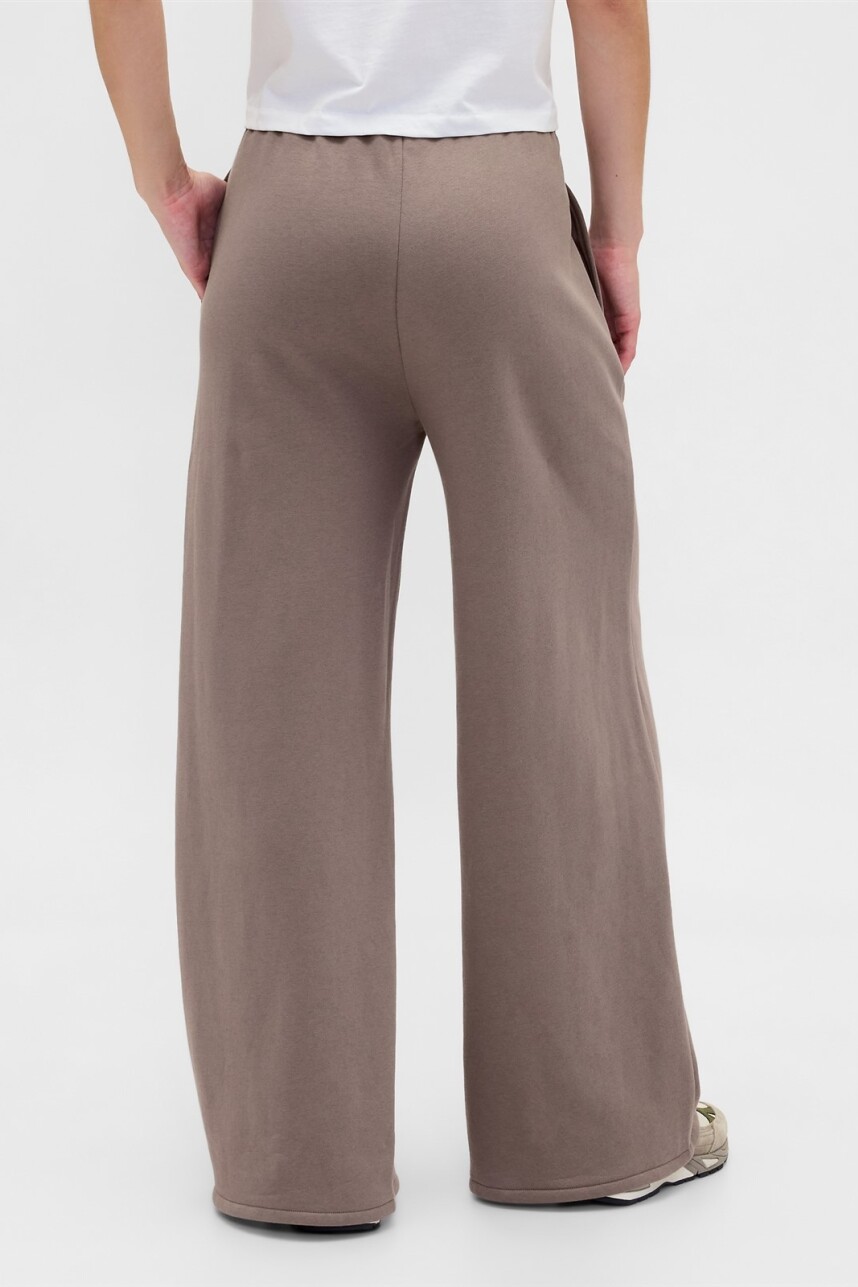 Pantalón Deportivo Baggy Wide Leg Mujer Plymouth Rock