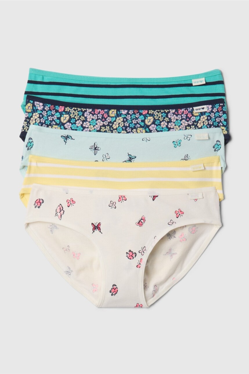 Bombachas Pack X5 Niña Multi Print 803