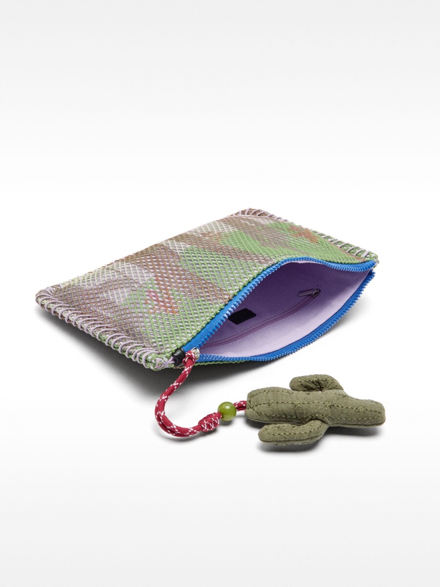 Bolso De Mano Sobre Con Estampado violeta
