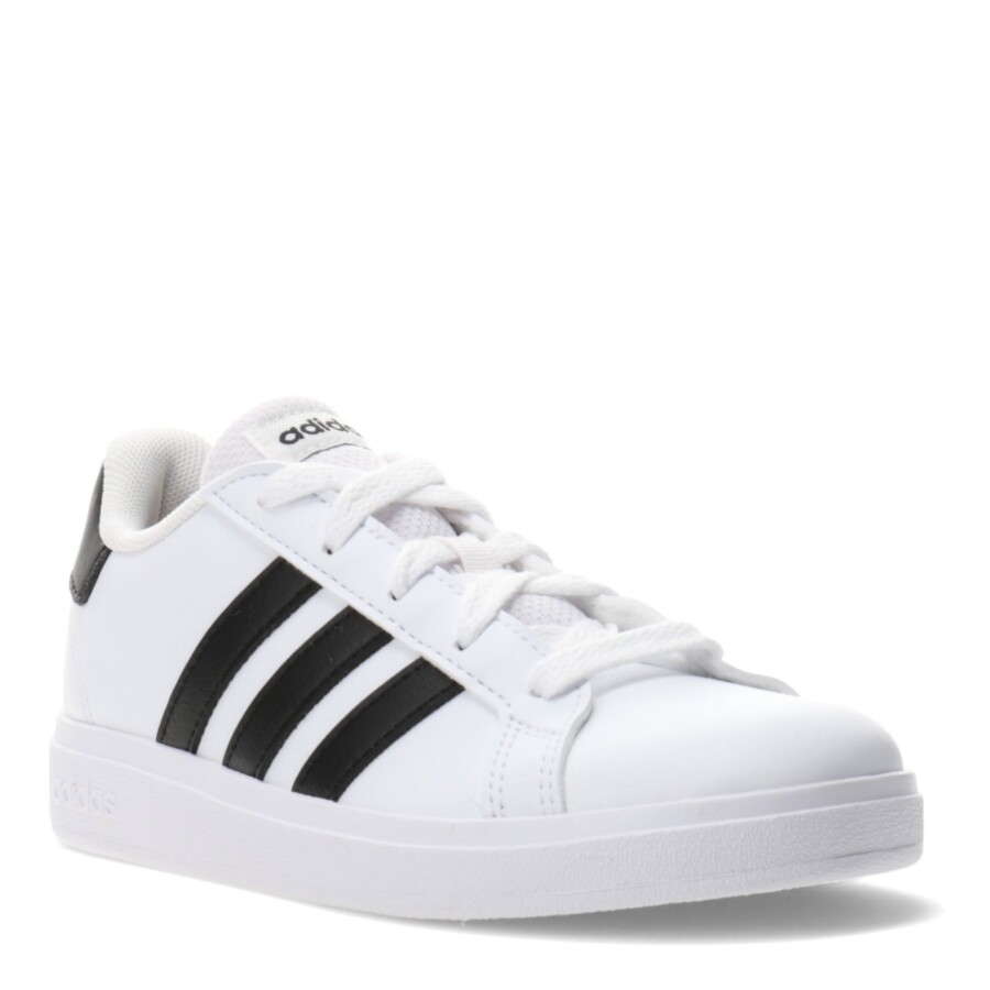 Championes Infantiles Adidas Grand Court Kids Blanco - Negro