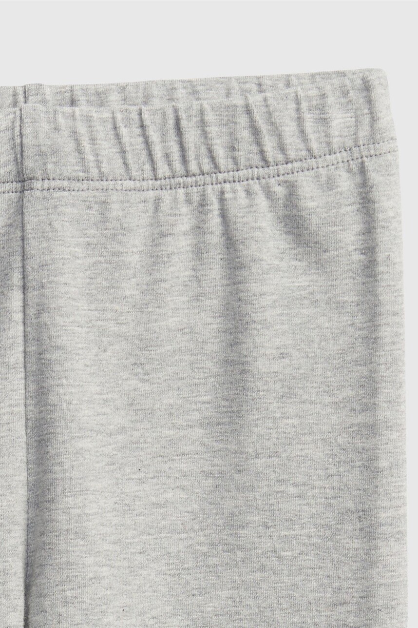 Calza Básica Toddler Niña Light Heather Grey B08