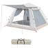 Carpa con Avance Liviana Impermeable Ventilada Capacidad 2 a 3 personas Beige