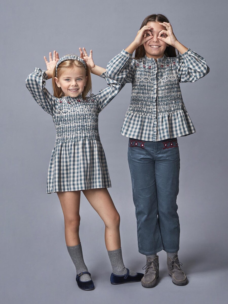 Camisa De Cuadros Con Smo Petroleo