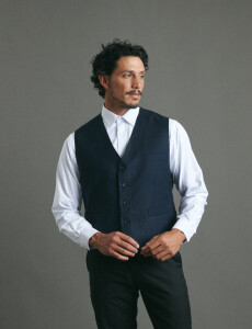 470475 CHALECO VESTIR HARRINGTON SELECT Azul Oscuro