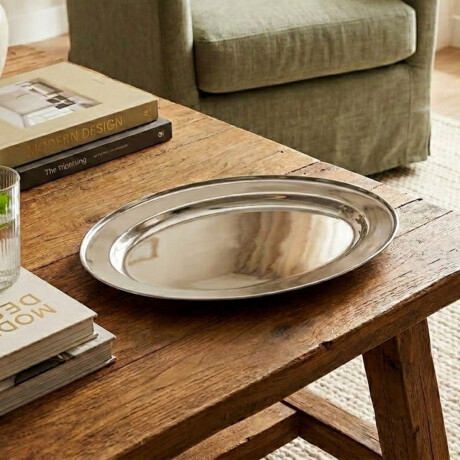 Fuente oval acero inoxidable 30 cms INOX