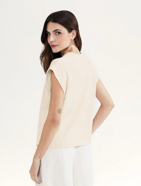BLUSA BÁSICA BEIGE