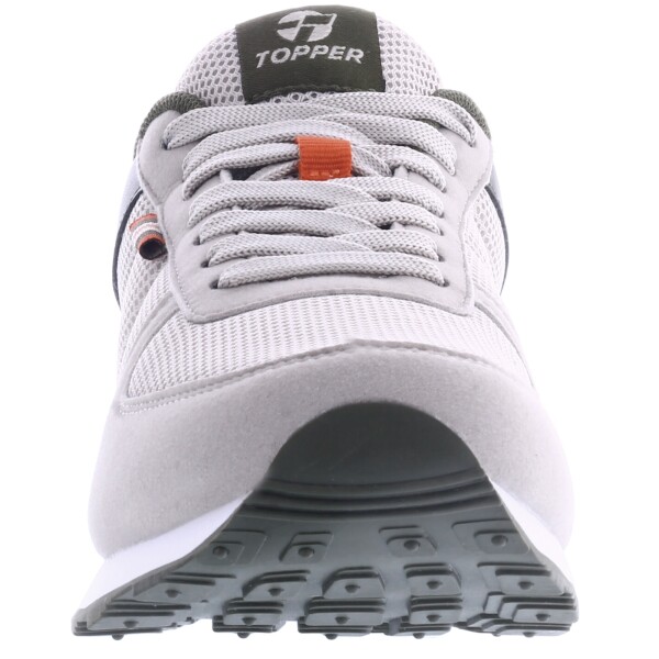 Championes de Hombre Topper T 350 Mesh Mns Gris - Verde Oliva