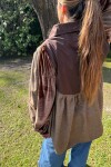 Prince Shirt Chocolate / Tweed Beige