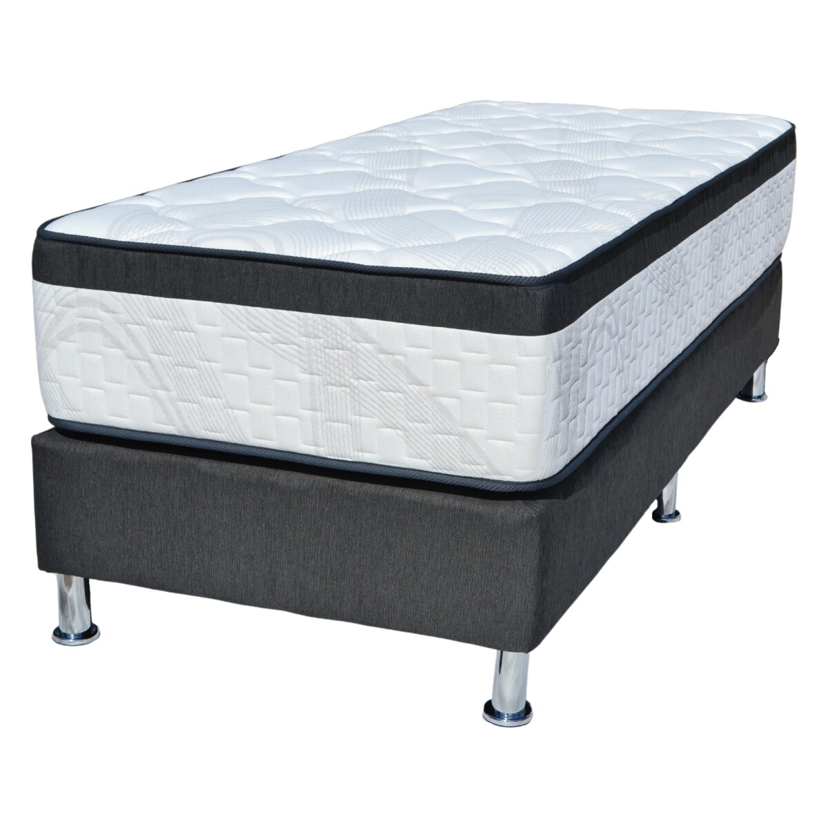 Sommier Elegance - 090x190x64 - 1 Plaza Especial 
