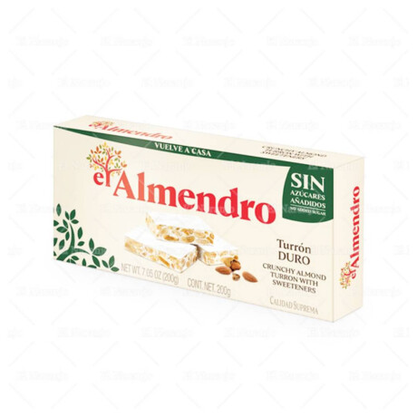 Turrón El Almendro Duro Sin Azúcar 200 Grs