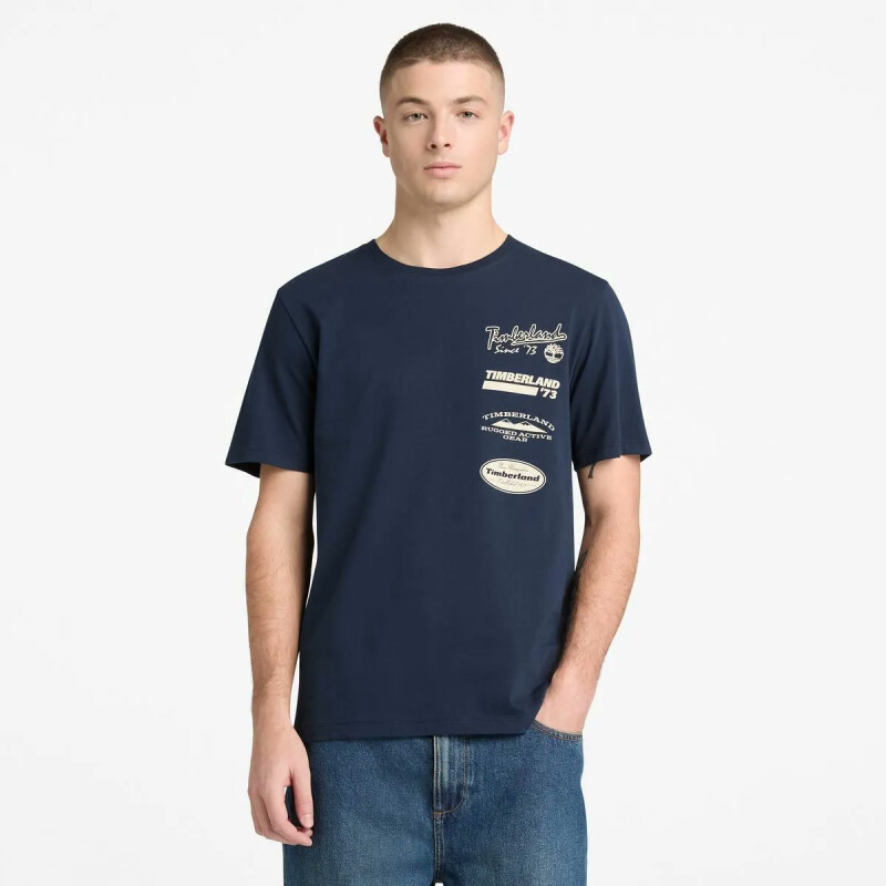 Remera Basica Timberland A422F433 Remera Basica Timberland A422F433