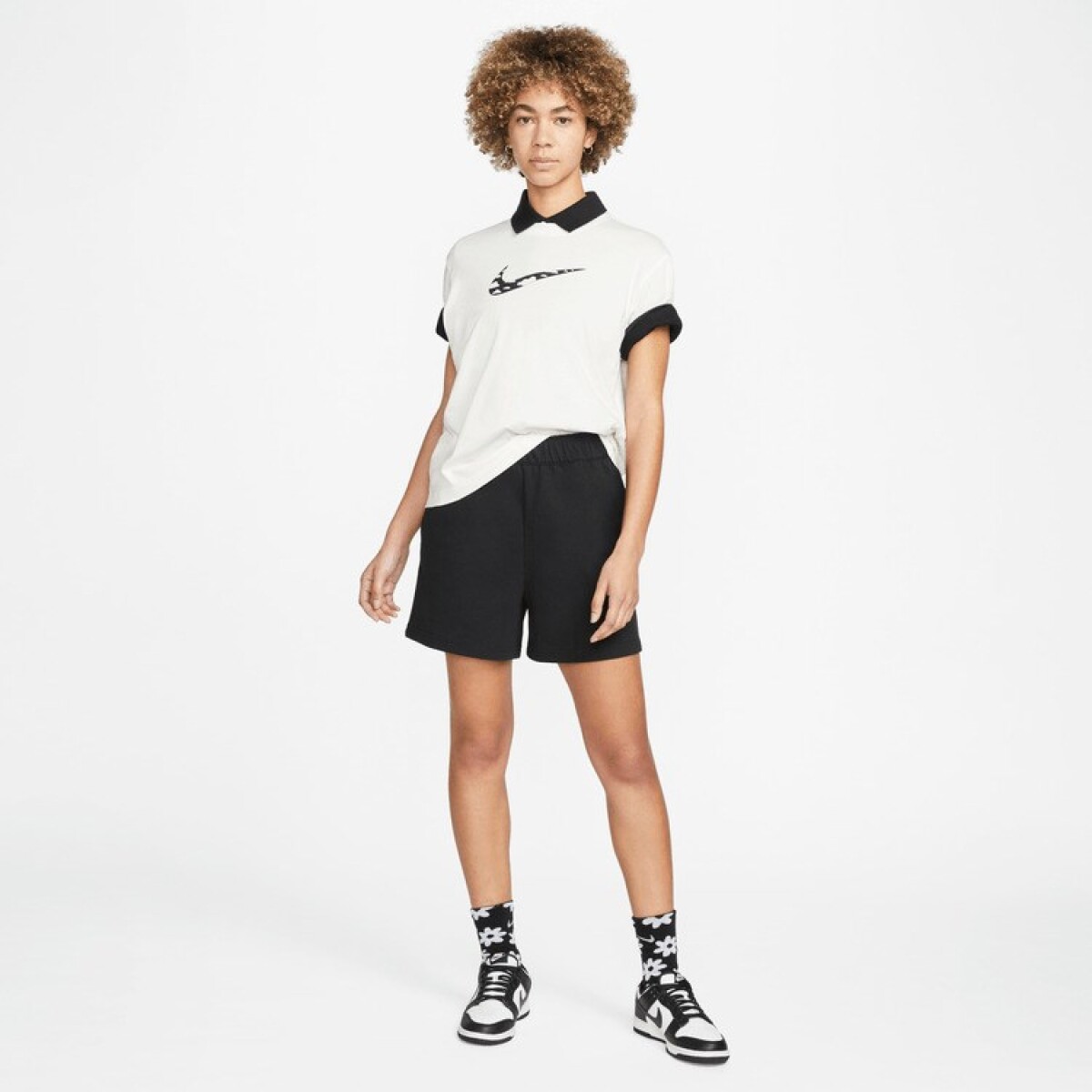 SHORT NIKE W NSW JRSY de Mujer - DM6728-010 - Negro 