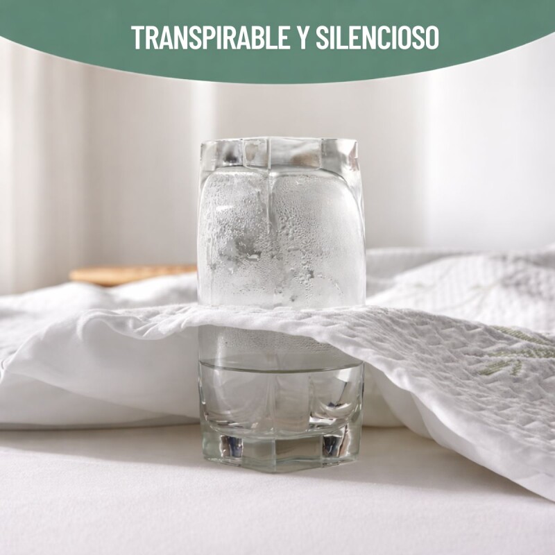 Funda Cubre Colchon Bambú Protector Impermeable - Queen Sizes Funda Cubre Colchon Bambú Protector Impermeable - Queen Sizes