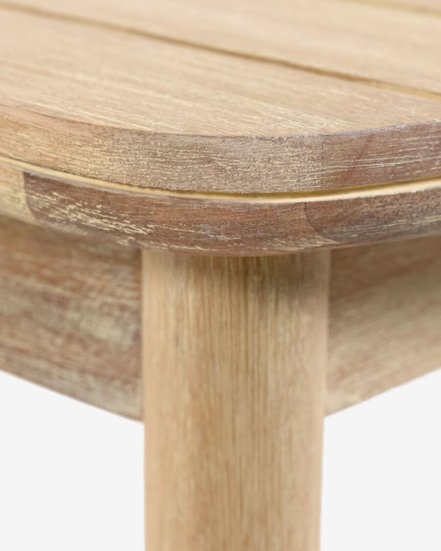 Mesa Sheryl de madera maciza de eucalipto 90 x 90 cm FSC 100% Mesa Sheryl de madera maciza de eucalipto 90 x 90 cm FSC 100%