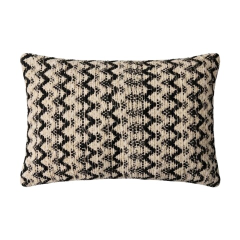 COJIN RECT NEGRO COMB 30X50CM Unica