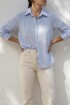 Camisa Belmont Celeste