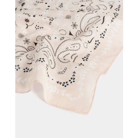 Pañuelo Estampado Rosa Claro