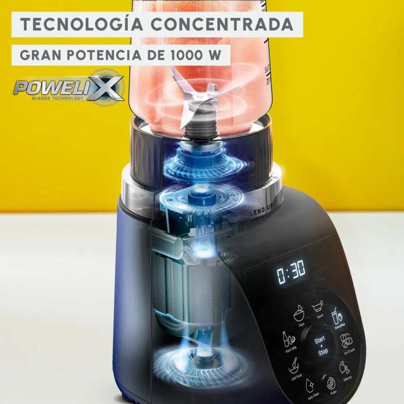 Licuadora Robot Portátil Moulinex 1000w Licuadora Robot Portátil Moulinex 1000w