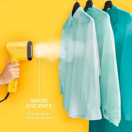 Plancha A Vapor Vertical Vaporizador Rowenta Pure Pop Color Amarillo