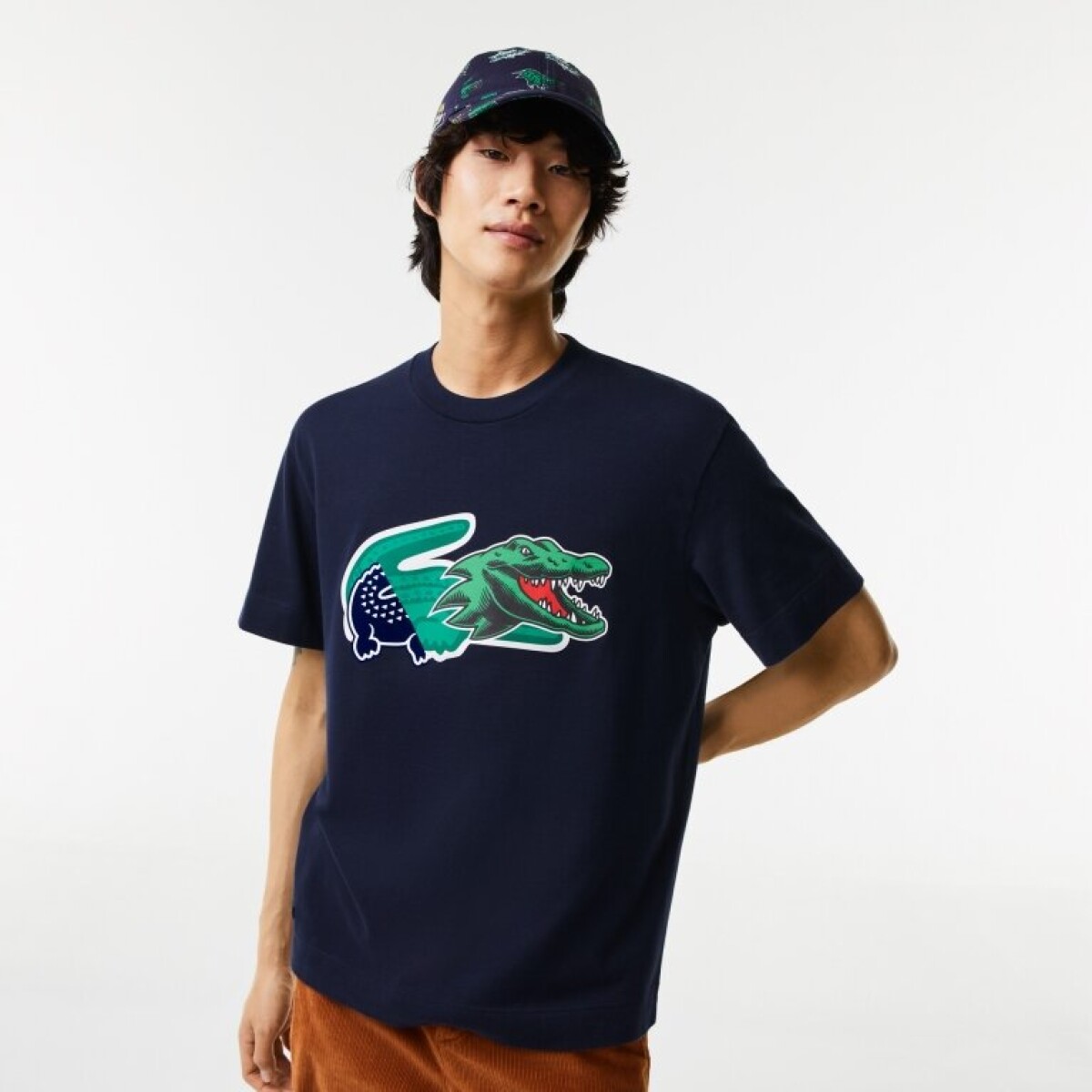REMERA LACOSTE RELAXED FIT OVERSIZED 