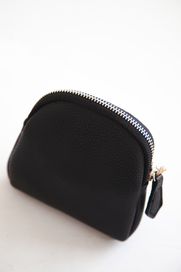 MONEDERO ZIPPER NEGRO