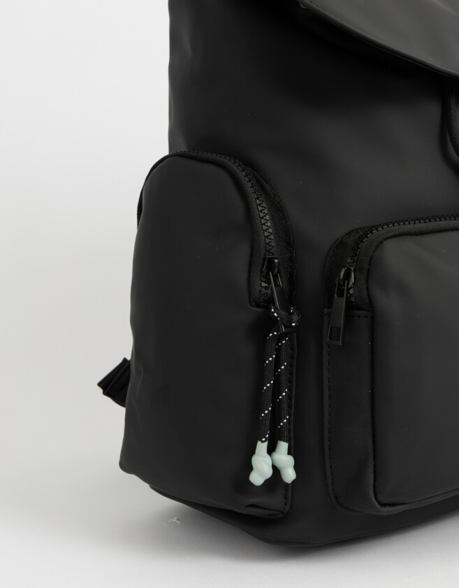 Mochilas Urbanas Deportivo Mochila Efecto Engomada - Negro