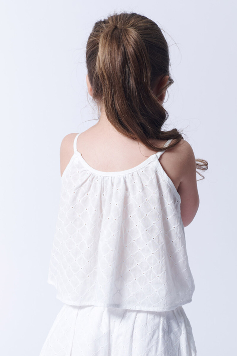 Blusa Broderie Blanco