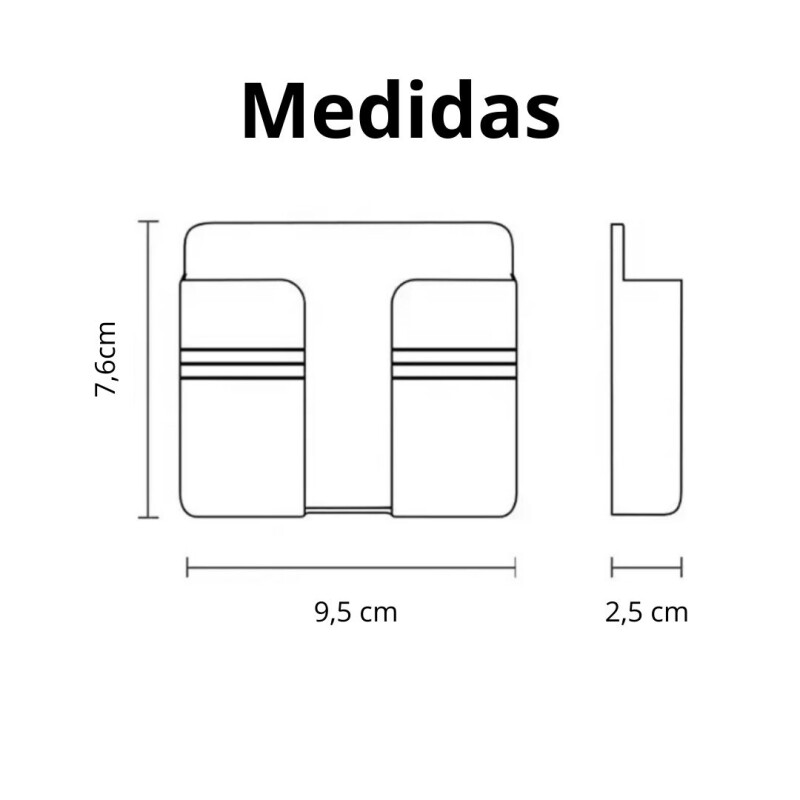 Set x 4 Soporte Adhesivo Pared Organizador Celular Y Control Remoto Set x 4 Soporte Adhesivo Pared Organizador Celular Y Control Remoto