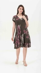 VESTIDO CAROLINE ESTAMPADO MARRÓN