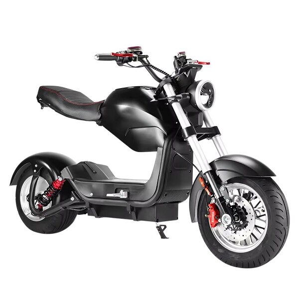 Moto Electrica Gogreen Shadow 2000W 20Ah 55 Km/h Alarma Led Variante Color Negro