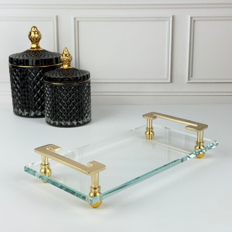 Bandeja Vidrio Rectangular Decorativa 25cm x 13cm Bandeja Vidrio Rectangular Decorativa 25cm x 13cm