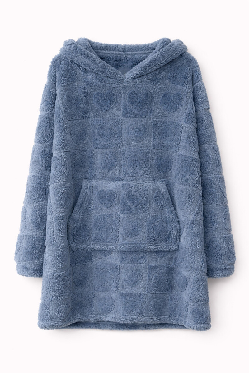 PIJAMA HOODIE ANA - AZUL 