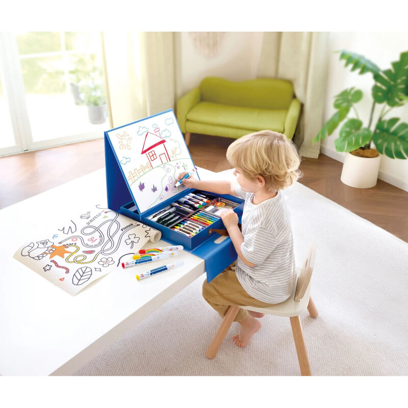 Set arte y aprendizaje portátil Hape Set arte y aprendizaje portátil Hape