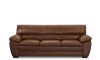 Sillón %100 Cuero - 3 Cuerpos - Premium Caramelo