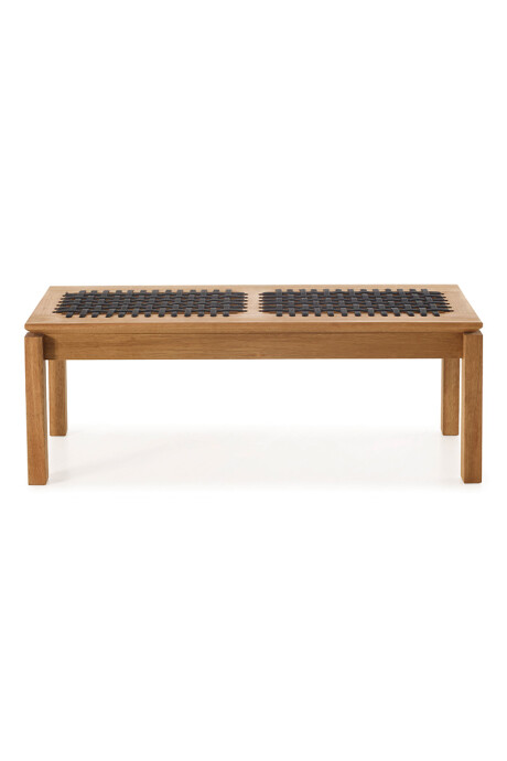 TRACO BANCO BANCO TRACO CUERDA NEGRA 140x37x43CM JATOBA