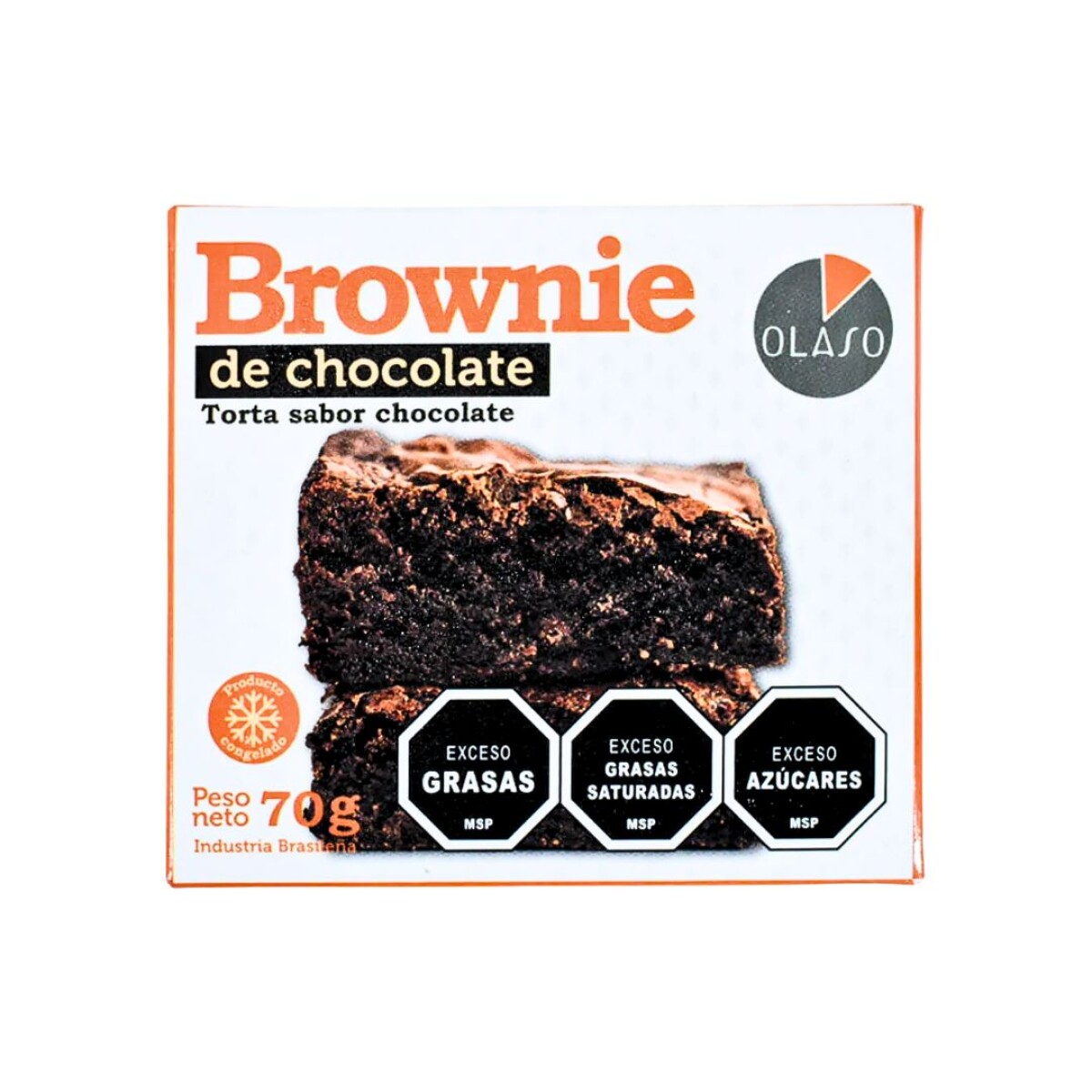 Brownie de Chocolate Olaso - 70 gr 