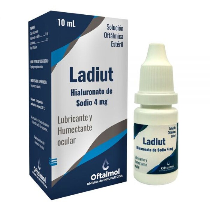 LADIUT SOL. OFT. FR. X 10 ML. única