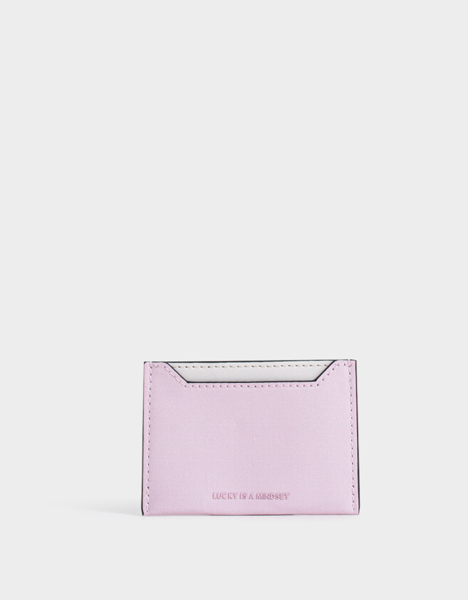 Tarjeteros Tarjetero De Cuerina Rosa - Rosa Viejo