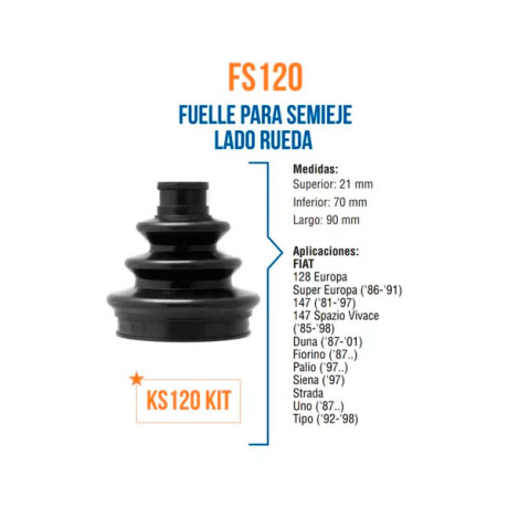 FUELLE FIAT L-RUEDA FIORINO PALIO SIENA 98/ ML FUELLE FIAT L-RUEDA FIORINO PALIO SIENA 98/ ML