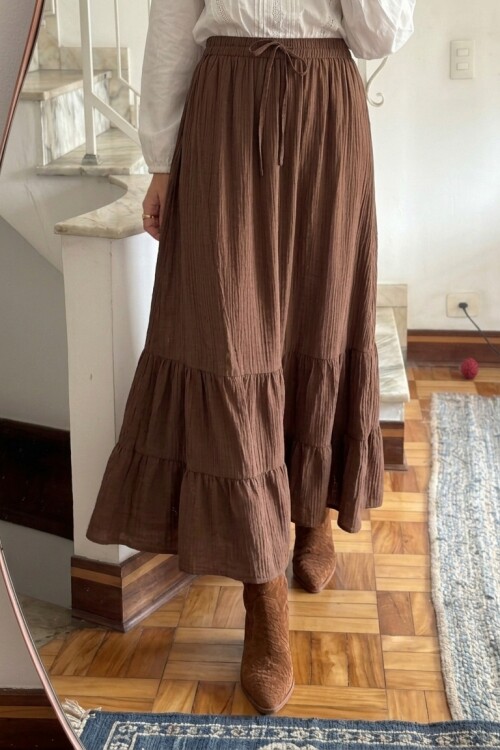 Pollera Tere Chocolate