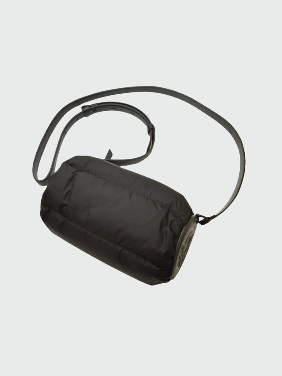 Moncler -Cartera cilindrica de Nylon, Keoni - Negro 