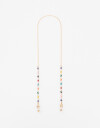 Estuches Anteojos Metal Holder Con Beads De Ojitos Turcos - Combinacion Multicolor