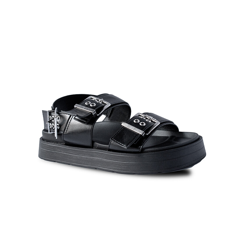 Sandalia de dama Panama Jack All Black