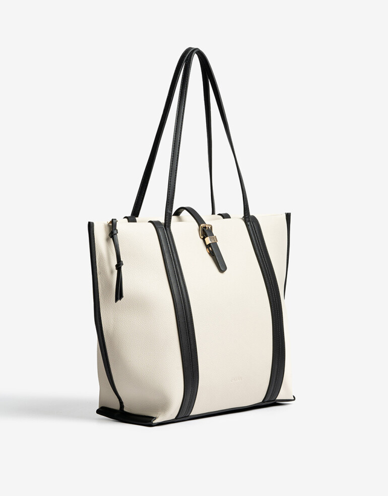 Shopper Cartera Shopper Bicolor - Combinacion Bicolor