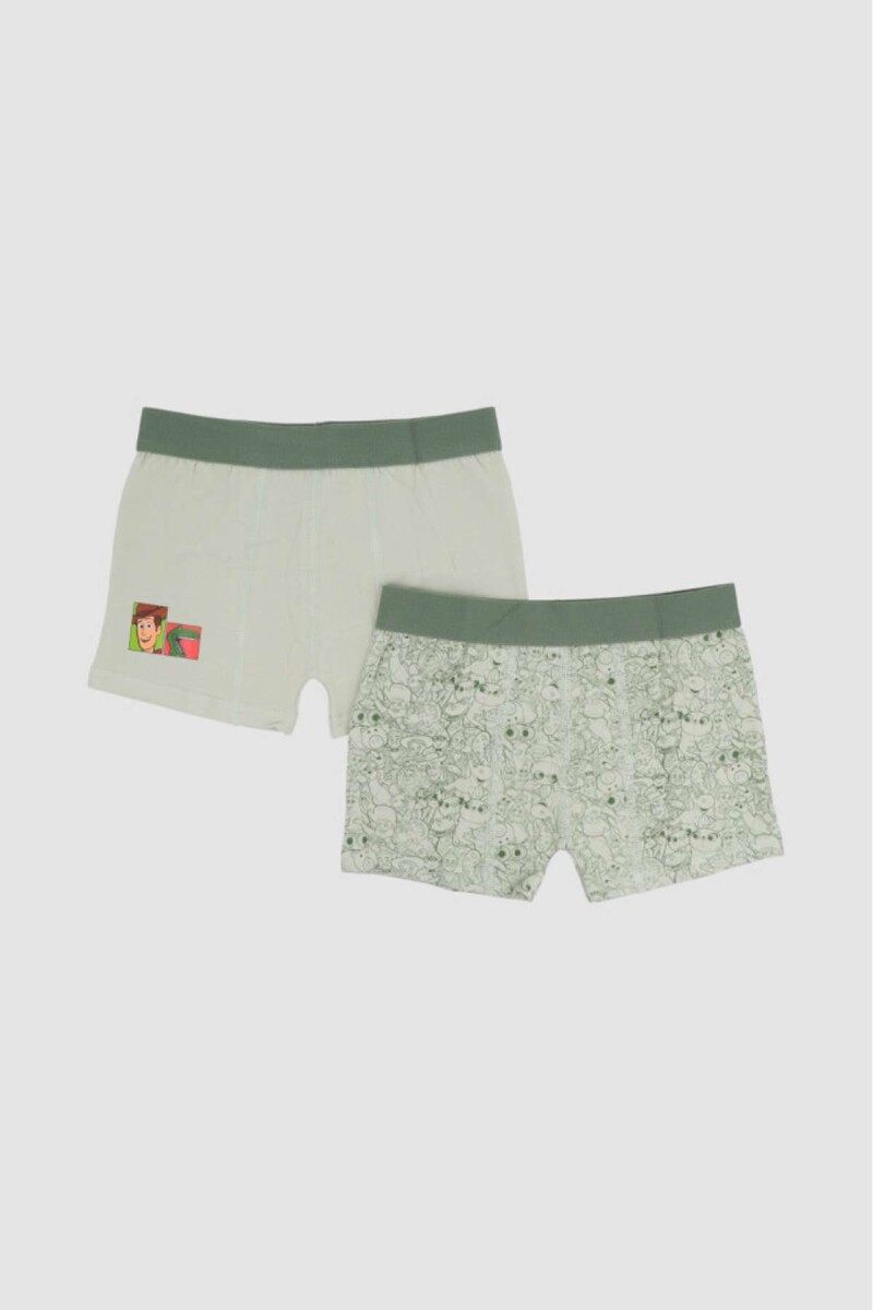 Pack x2 boxer marvel/disney - Verde claro 