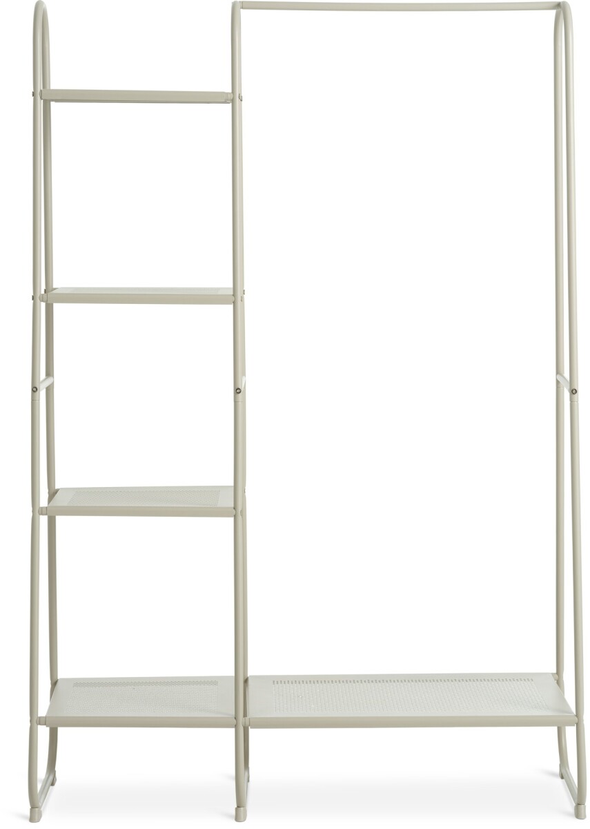 Mueble recibidor RAVNKILDE 4 estantes arena cl 