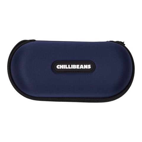 Estuche para lentes con cierre Chilli Beans Azul