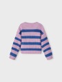 Sweater A Rayas Smoky Grape