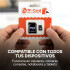 Tarjeta Memoria Micro SD 16GB Goldtech Clase 10 + Adaptador Color Negro